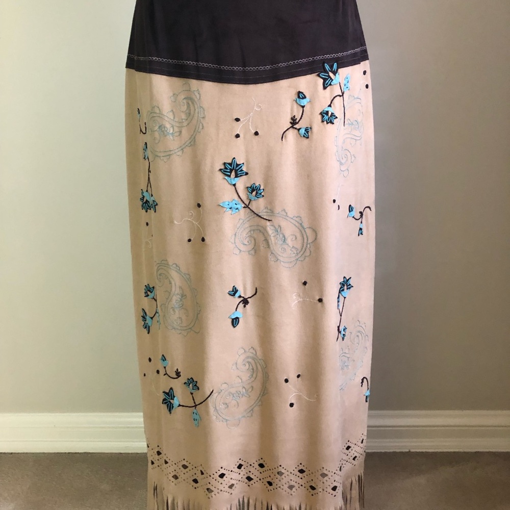 Telluride Faux Suede Skirt